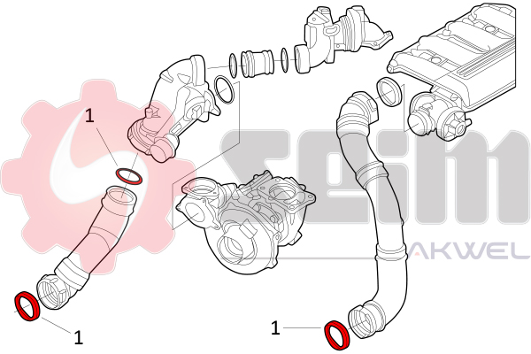 Seim Laadlucht-/turboslang 981713