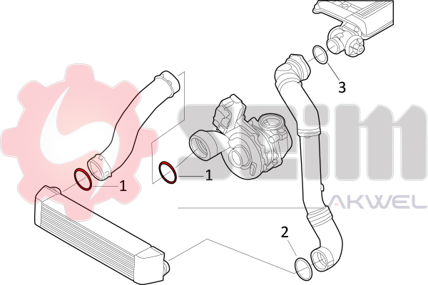 Seim Laadlucht-/turboslang 981713