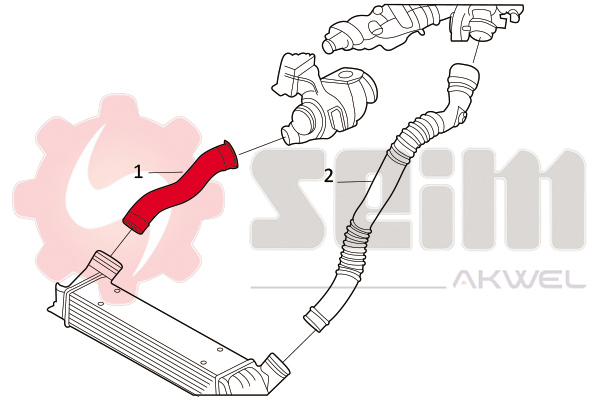 Seim Laadlucht-/turboslang 981717