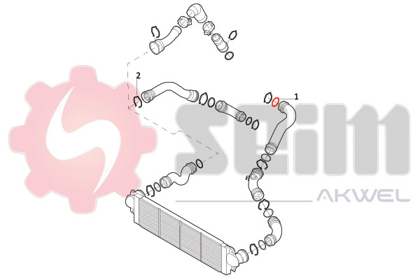 Seim Laadlucht-/turboslang 981721