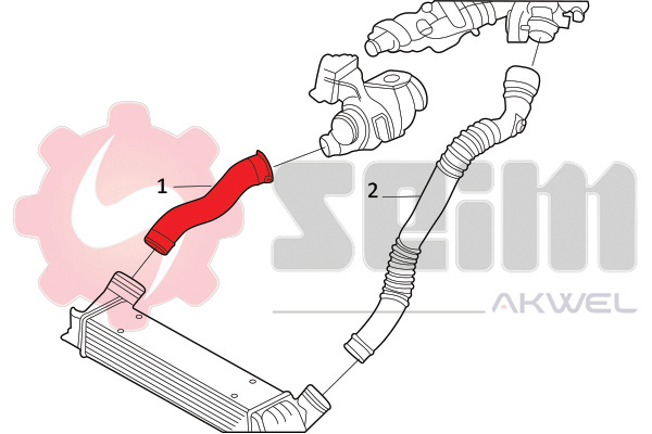 Seim Laadlucht-/turboslang 981722