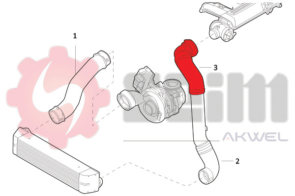 Seim Laadlucht-/turboslang 981723