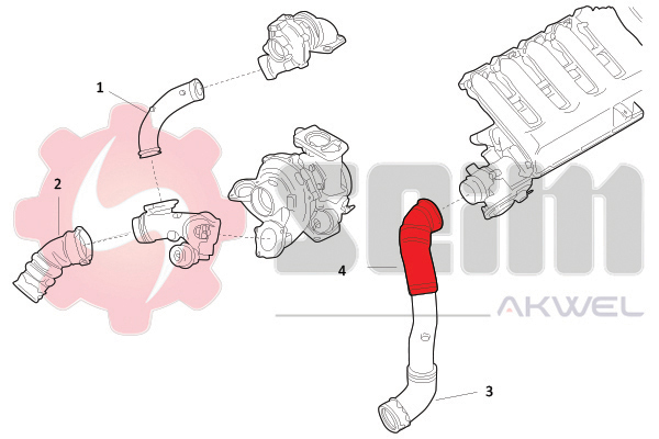 Seim Laadlucht-/turboslang 981725