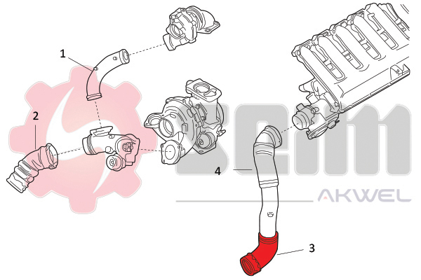 Seim Laadlucht-/turboslang 981726