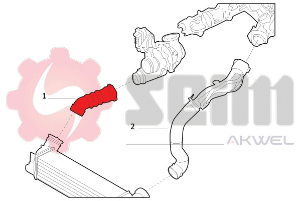 Laadlucht-/turboslang Seim 981730