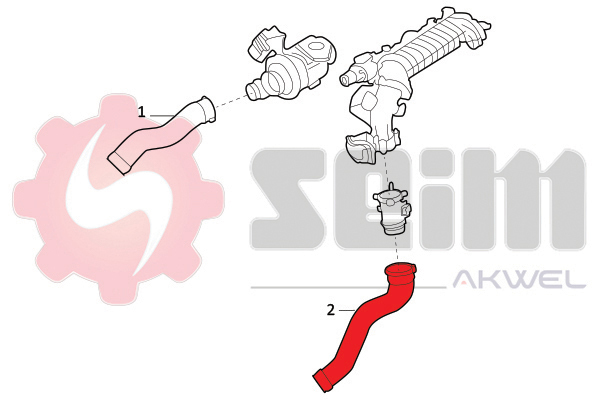 Seim Laadlucht-/turboslang 981732