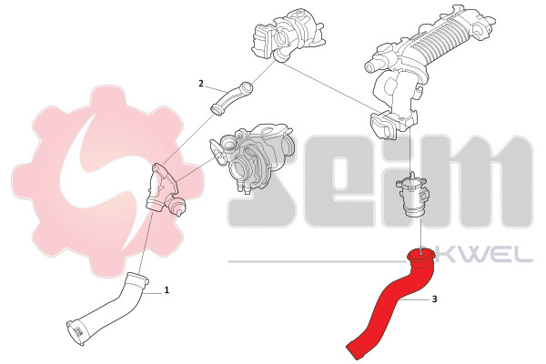 Seim Laadlucht-/turboslang 981732