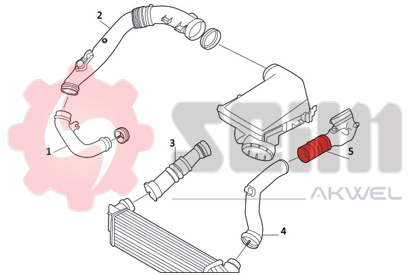 Seim Laadlucht-/turboslang 981734