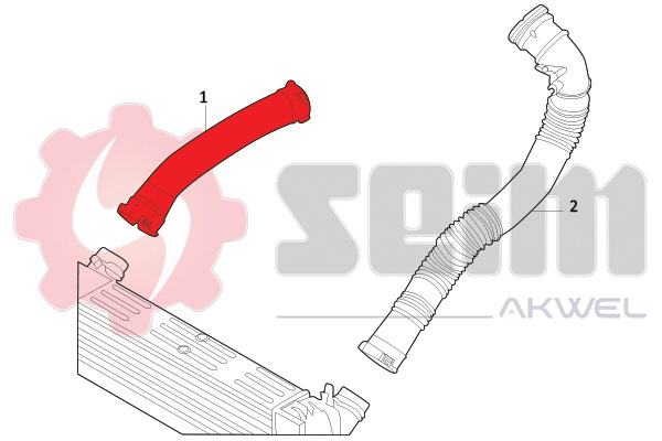 Seim Laadlucht-/turboslang 981735
