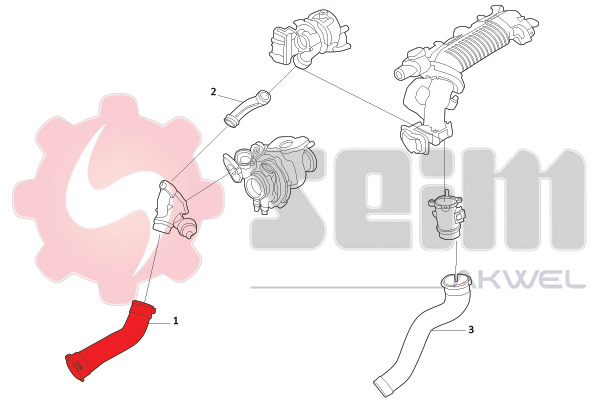 Seim Laadlucht-/turboslang 981736