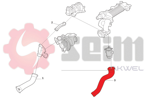 Seim Laadlucht-/turboslang 981739