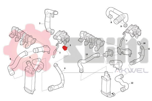 Seim Laadlucht-/turboslang 981742