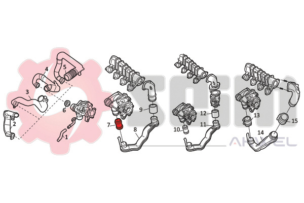 Seim Laadlucht-/turboslang 981742