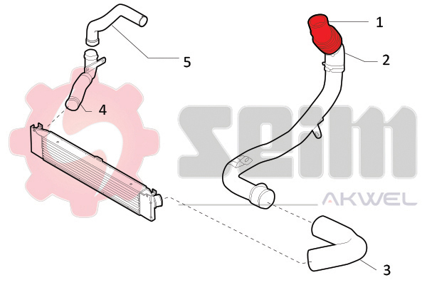 Seim Laadlucht-/turboslang 981744