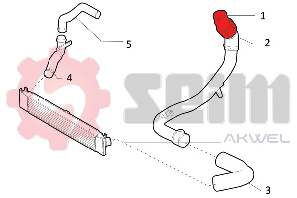 Seim Laadlucht-/turboslang 981744