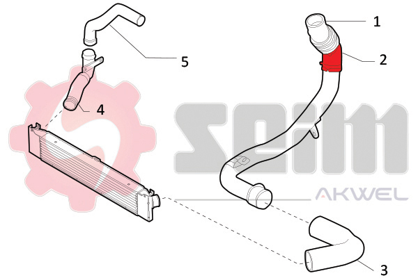 Seim Laadlucht-/turboslang 981745