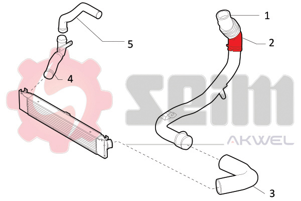 Seim Laadlucht-/turboslang 981745