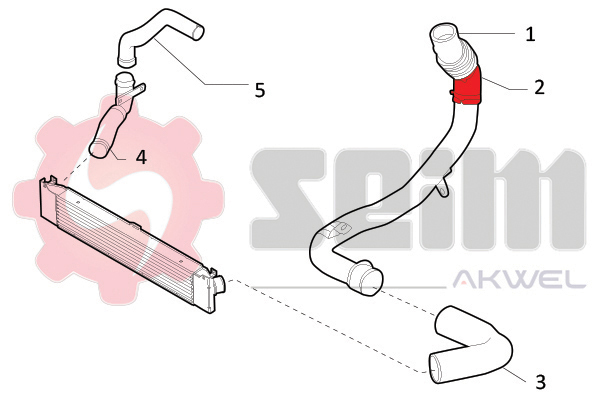 Seim Laadlucht-/turboslang 981745