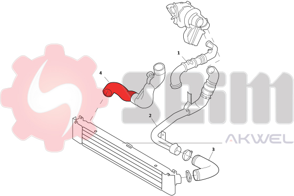 Seim Laadlucht-/turboslang 981747