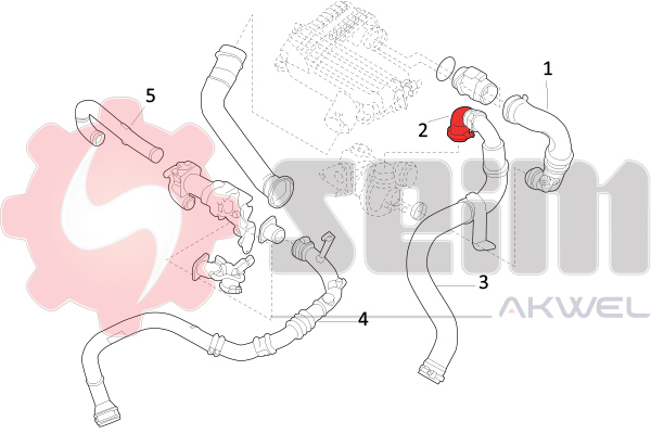 Seim Laadlucht-/turboslang 981750