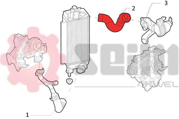 Seim Laadlucht-/turboslang 981754