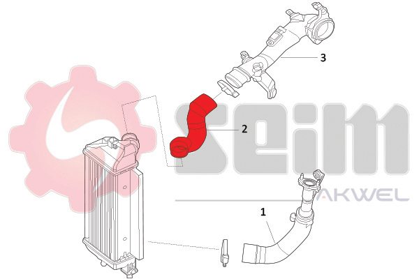 Seim Laadlucht-/turboslang 981754