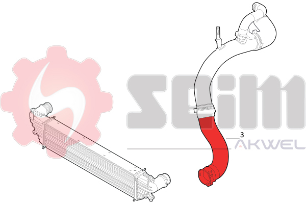 Seim Laadlucht-/turboslang 981758