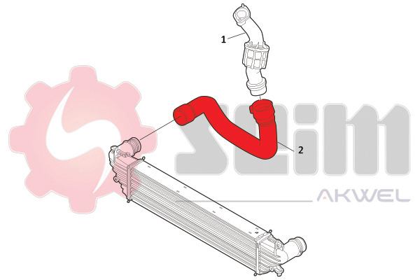 Seim Laadlucht-/turboslang 981760