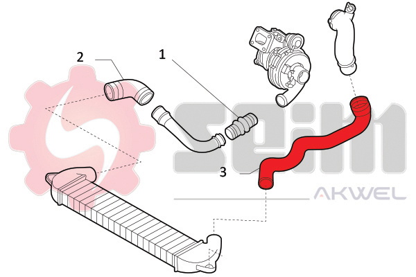 Seim Laadlucht-/turboslang 981763