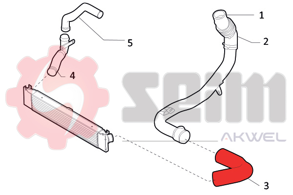 Seim Laadlucht-/turboslang 981766