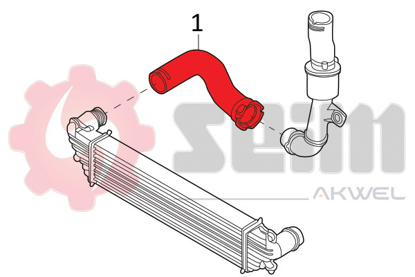 Seim Laadlucht-/turboslang 981770