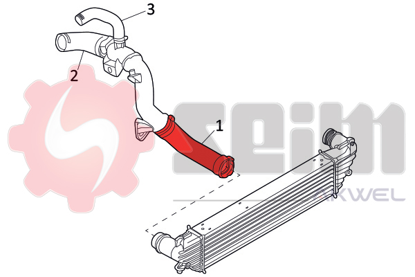 Seim Laadlucht-/turboslang 981772