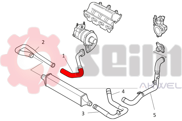 Seim Laadlucht-/turboslang 981775