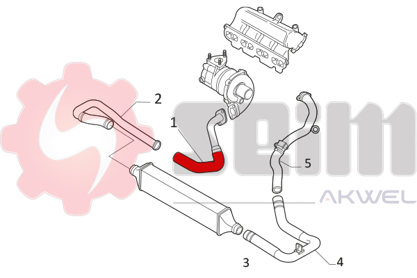 Seim Laadlucht-/turboslang 981775