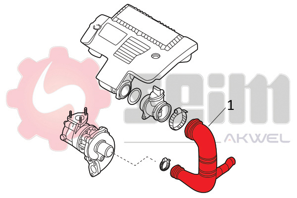 Seim Laadlucht-/turboslang 981776