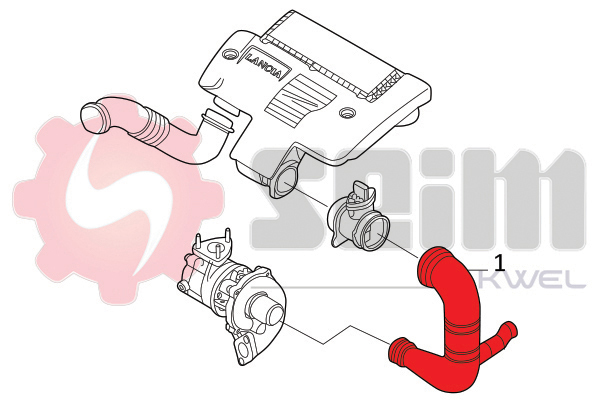 Seim Laadlucht-/turboslang 981776