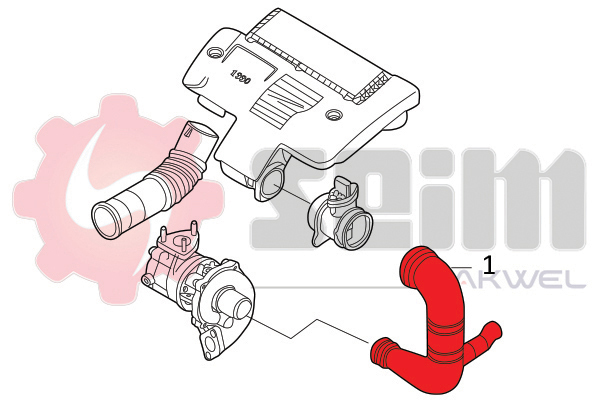 Seim Laadlucht-/turboslang 981776
