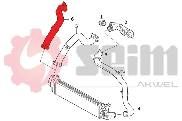 Seim Laadlucht-/turboslang 981779