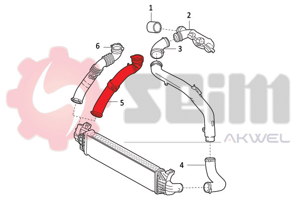 Seim Laadlucht-/turboslang 981779