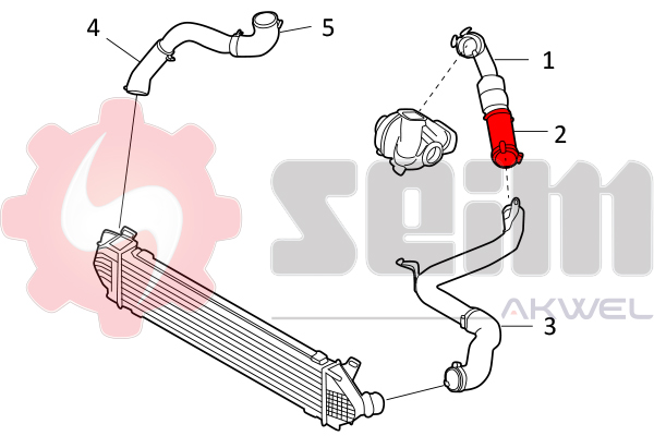 Seim Laadlucht-/turboslang 981793
