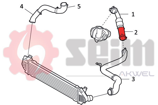 Seim Laadlucht-/turboslang 981793