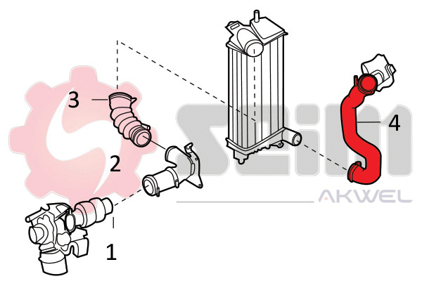 Seim Laadlucht-/turboslang 981794