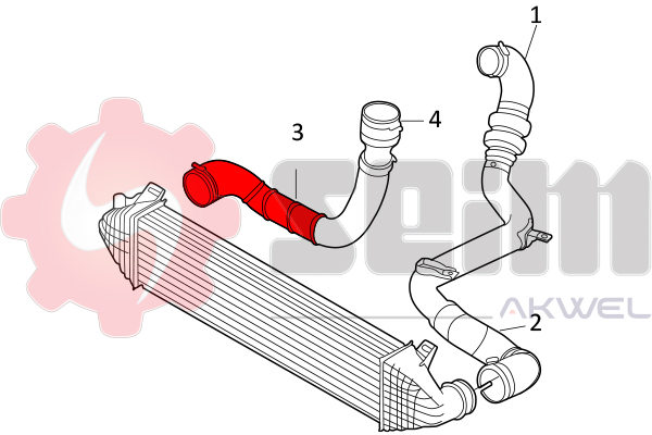 Seim Laadlucht-/turboslang 981795