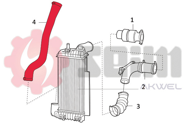 Seim Laadlucht-/turboslang 981796