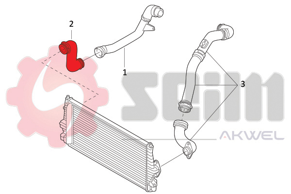Seim Laadlucht-/turboslang 981797