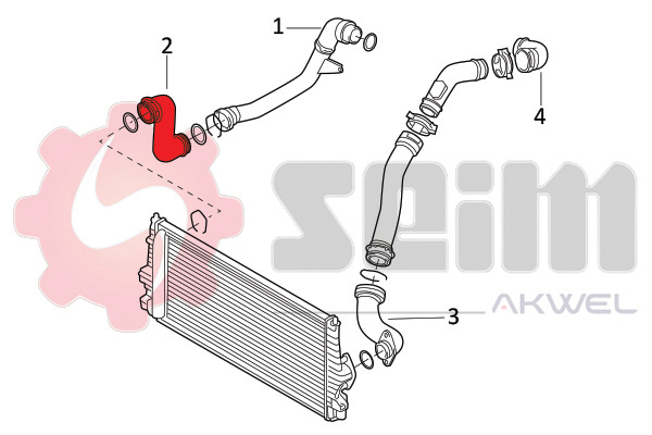 Seim Laadlucht-/turboslang 981797