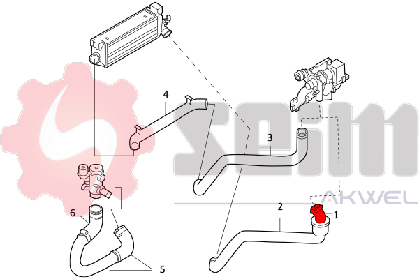 Seim Laadlucht-/turboslang 981803