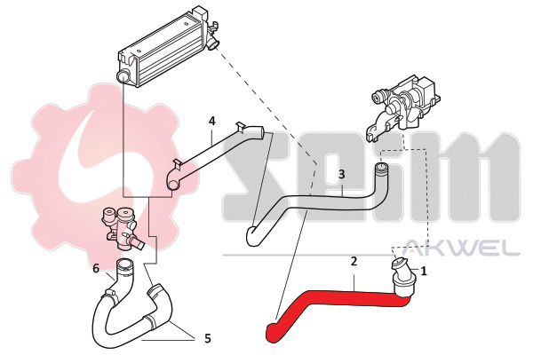 Seim Laadlucht-/turboslang 981804