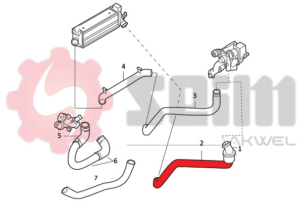 Seim Laadlucht-/turboslang 981804