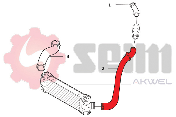 Laadlucht-/turboslang Seim 981806